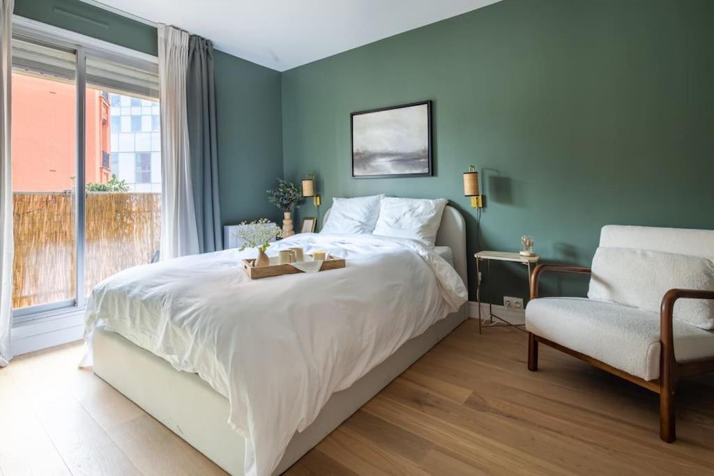 Gaspar - Joli Nid Douillet Proche De Paris Avec Balcon Boulogne-Billancourt Zewnętrze zdjęcie